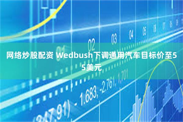 网络炒股配资 Wedbush下调通用汽车目标价至55美元