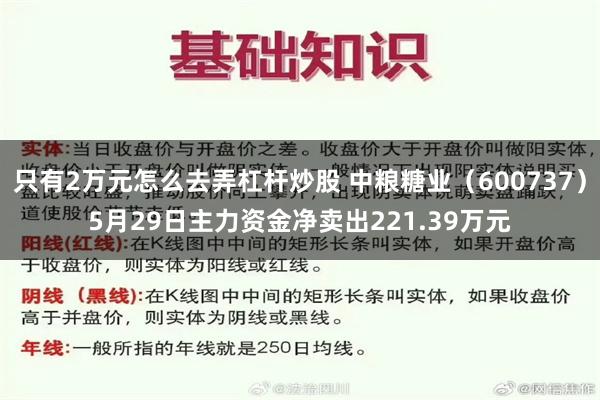 只有2万元怎么去弄杠杆炒股 中粮糖业（600737）5月29日主力资金净卖出221.39万元