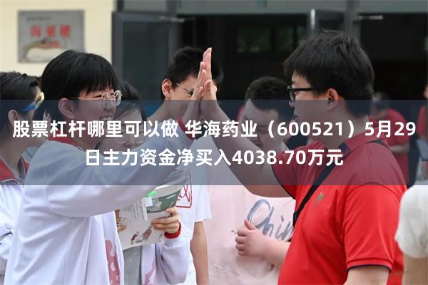 股票杠杆哪里可以做 华海药业（600521）5月29日主力资金净买入4038.70万元