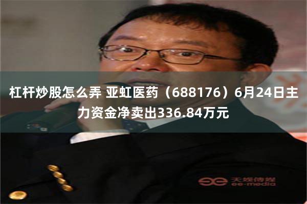 杠杆炒股怎么弄 亚虹医药（688176）6月24日主力资金净卖出336.84万元
