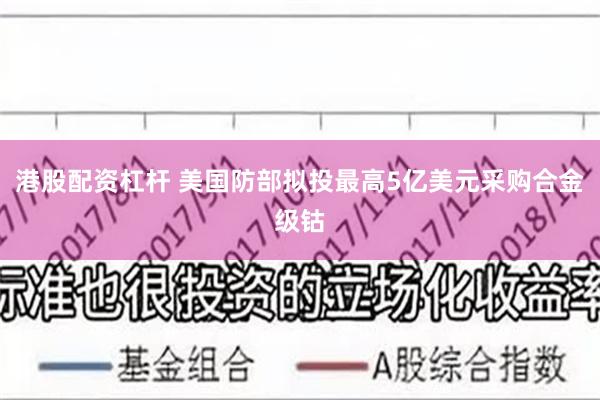 港股配资杠杆 美国防部拟投最高5亿美元采购合金级钴