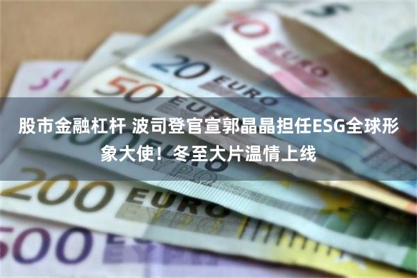 股市金融杠杆 波司登官宣郭晶晶担任ESG全球形象大使!冬至大片温情上线