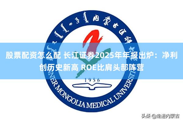 股票配资怎么配 长江证券2025年年报出炉：净利创历史新高 ROE比肩头部阵营