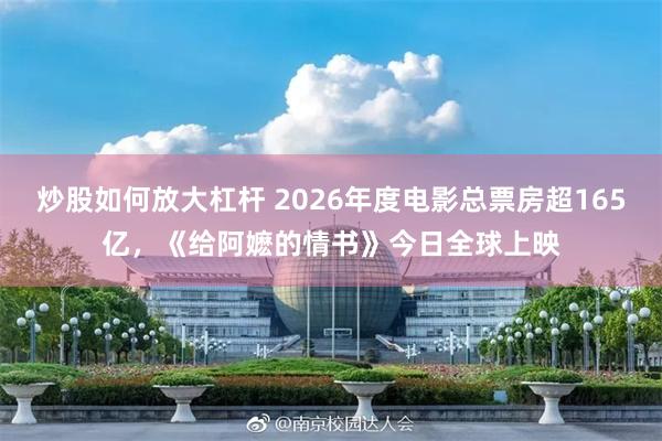 炒股如何放大杠杆 2026年度电影总票房超165亿，《给阿嬷的情书》今日全球上映