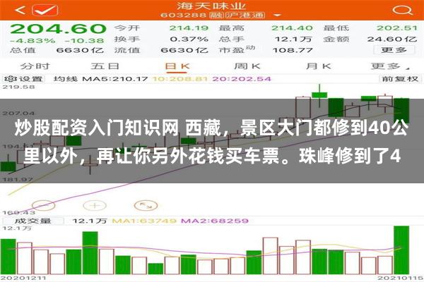 炒股配资入门知识网 西藏，景区大门都修到40公里以外，再让你另外花钱买车票。珠峰修到了4
