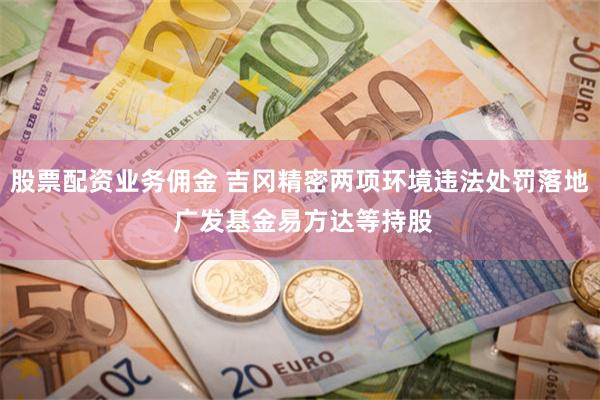 股票配资业务佣金 吉冈精密两项环境违法处罚落地 广发基金易方达等持股